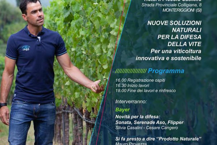 “NUOVE SOLUZIONI NATURALI PER LA DIFESA DELLA VITE. PER UNA VITICOLTURA INNOVATIVA E SOSTENIBILE”